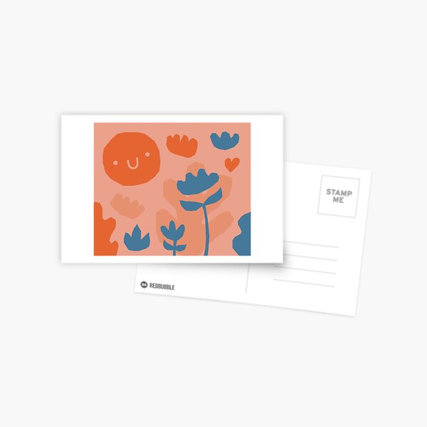 Garden pattern Postcard