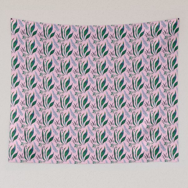 Item preview, Jungle Pattern- Rose Pink Background designed and sold by Katy Scholten.