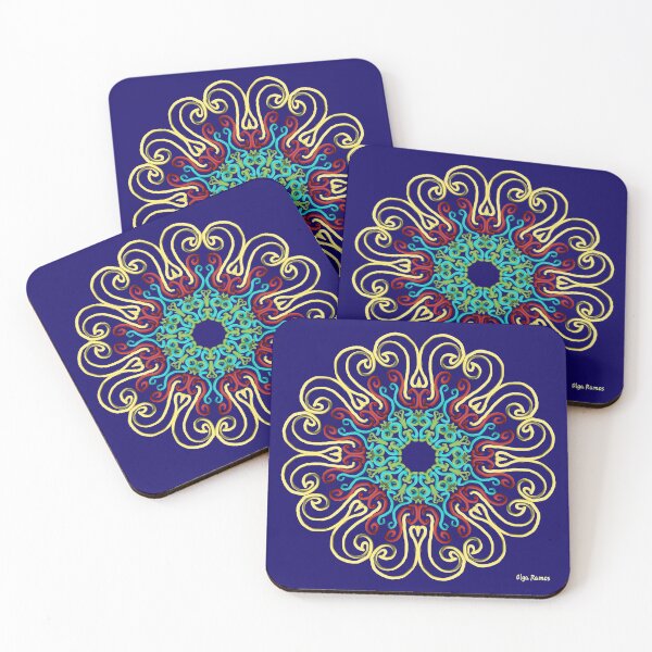 Item preview, Style Vintage Glamor #MandalaMode (Blue) designed and sold by olgaramos.