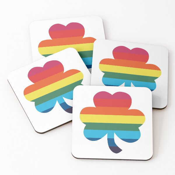 Item preview, Gay Pride Shamrock  designed and sold by fearcity.