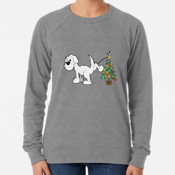 Merry Christmas love DOG Lightweight Sweatshirt