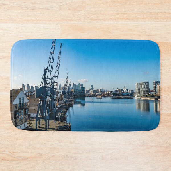 Item preview, London Docklands Royal Docks Silvertown Water Scene designed and sold by skyfilming.