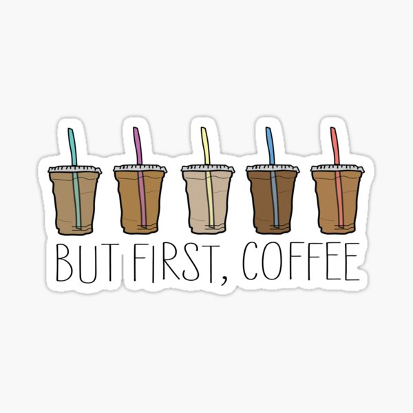 Item preview, But First Coffee designed and sold by feliciasdesigns.