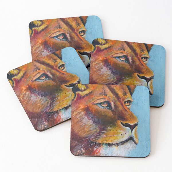 Aperçu de l'œuvre  est mon interprétation d'une lionne qui veille sur ses petits dans les déserts de l'Afrique! L'un des CITA African Animal Collection. Grand cadeau de fête des pères! créée et vendue par dianecita.