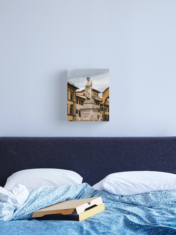 Thumbnail 2 of 3, Canvas Print, Dante Alighieri Statue designed and sold by darren-j-mcleod.