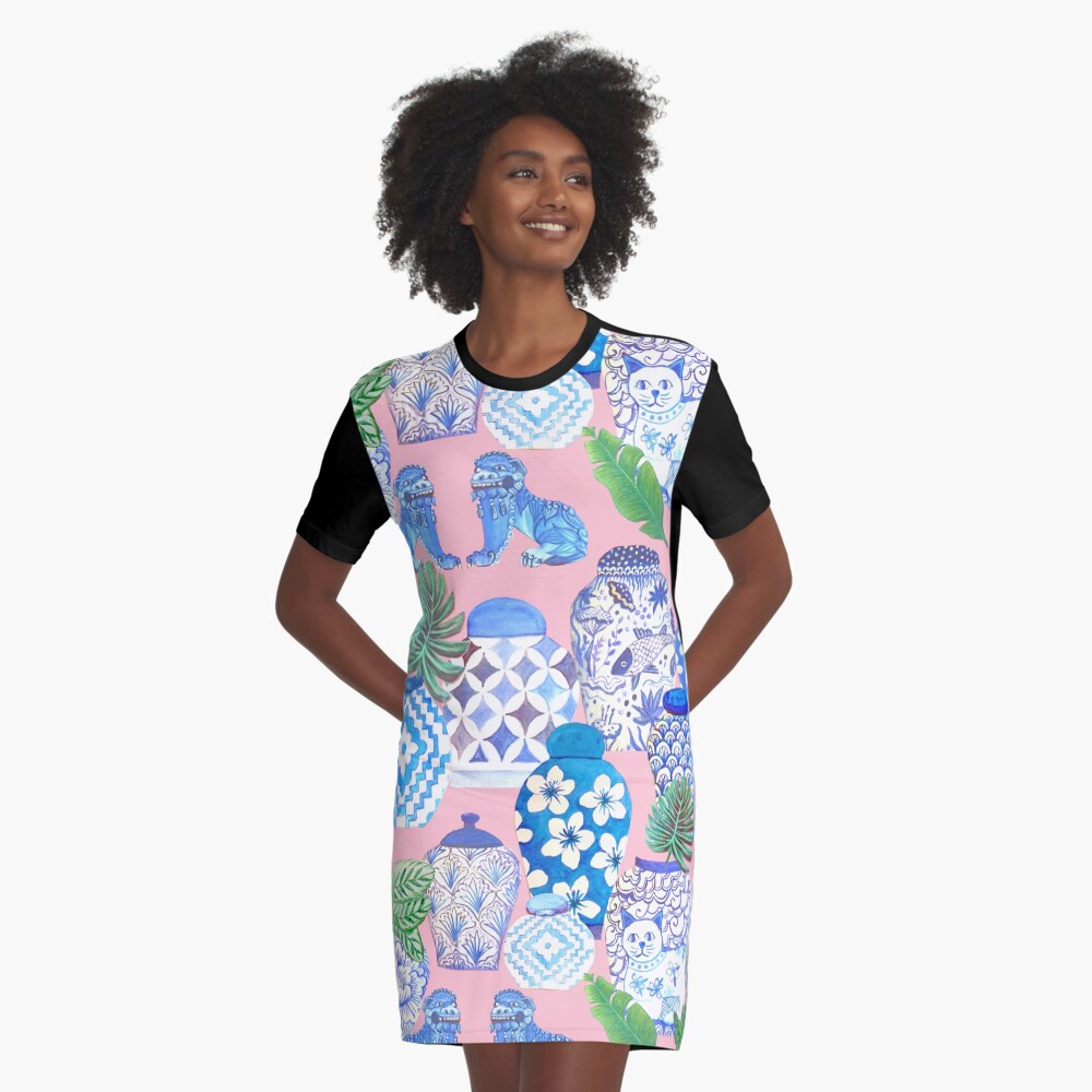 Item preview, Graphic T-Shirt Dress designed and sold by MagentaRose.