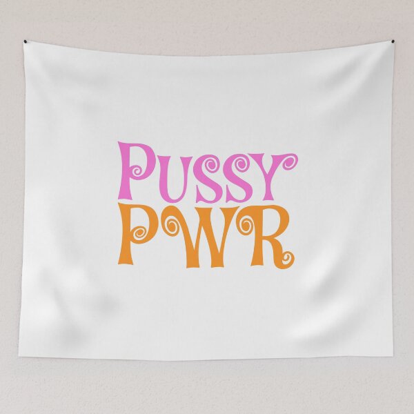 Item preview, PUSSY POWER PWR HAND DRAWN BY SUBGIRL designed and sold by SUBGIRL.