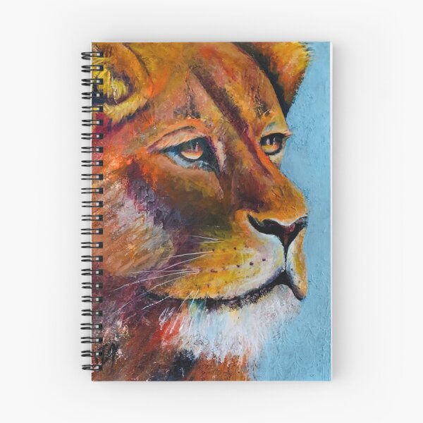 Item preview, Alert, Lioness,  Abstract Art, Mixed Media Art, Contemporary Art, African AnimalArtwork  designed and sold by dianecita.