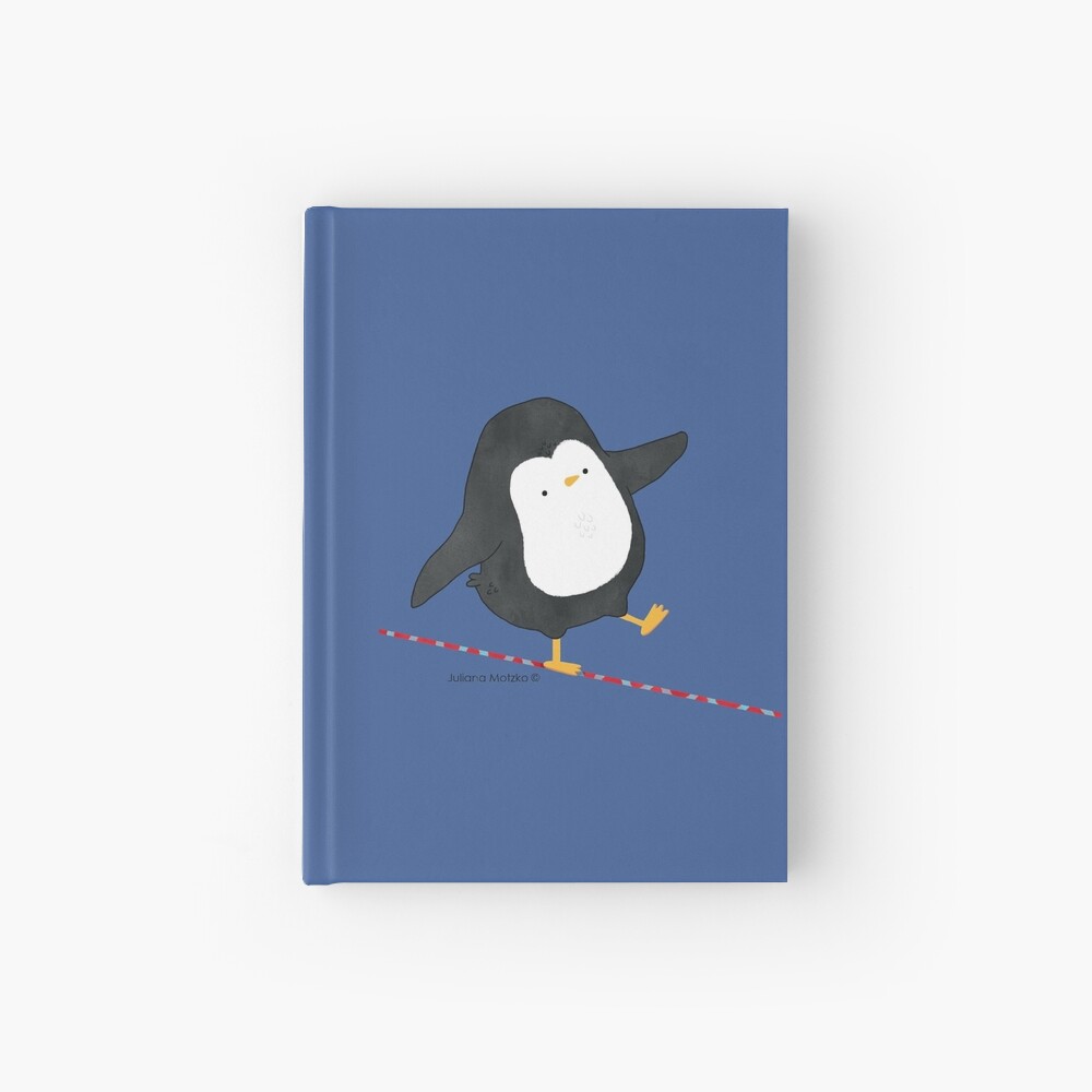 Equilibrist Penguin Hardcover Journal
