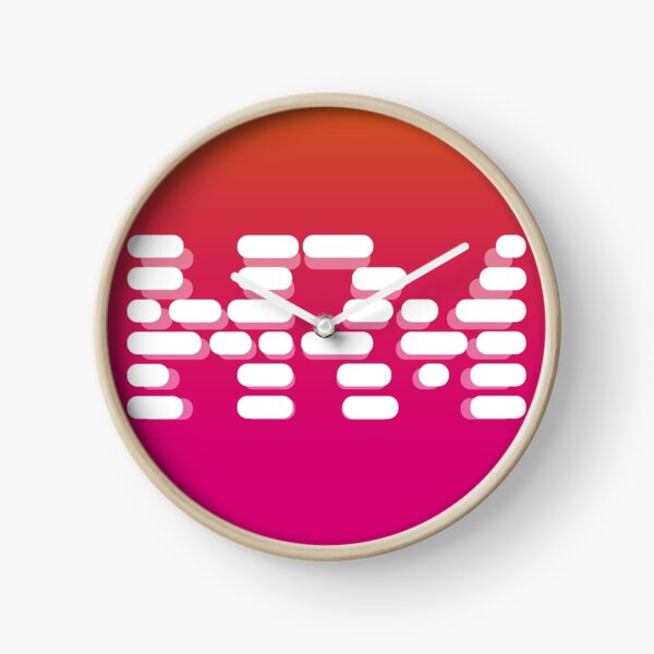 Human Readable Magazine Logo Clock