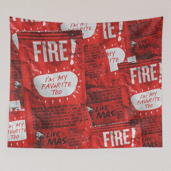 Item preview, taco bell fire blanket designed and sold by jessxh.