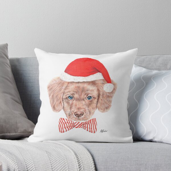 Artikelvorschau, Weihnachtshund entworfen und verkauft von Katerina Dubov.