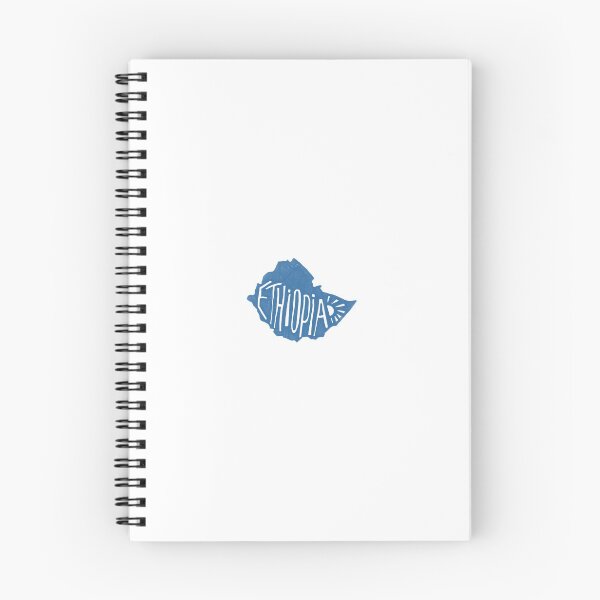 Item preview, Ethiopia High Contrast Map Blue designed and sold by Brenander.