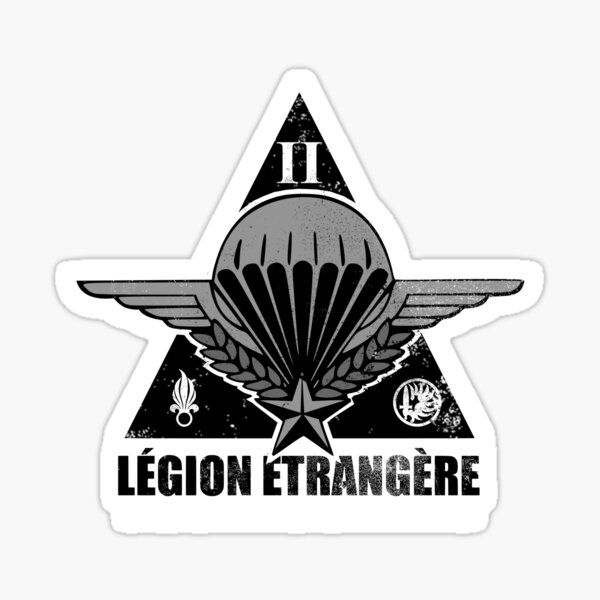 Légion Étrangère 2 REP (Parachutiste de la Légion étrangère française) (en détresse) Sticker