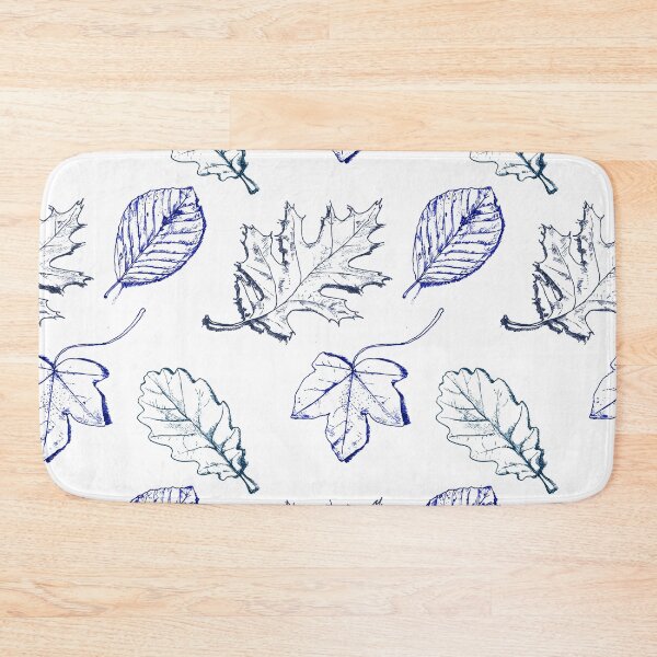 Item preview, Leaves (navy blue) designed and sold by chemagbaena.