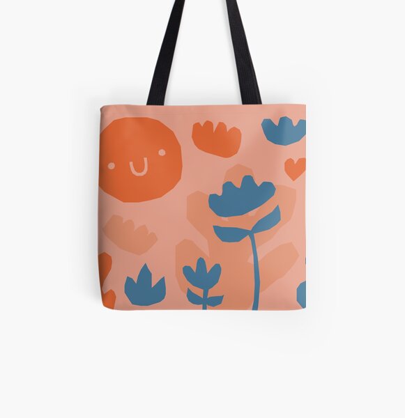 Garden pattern All Over Print Tote Bag
