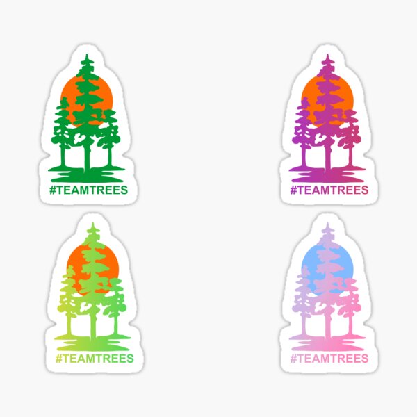 Team Trees Sticker Pack Sticker