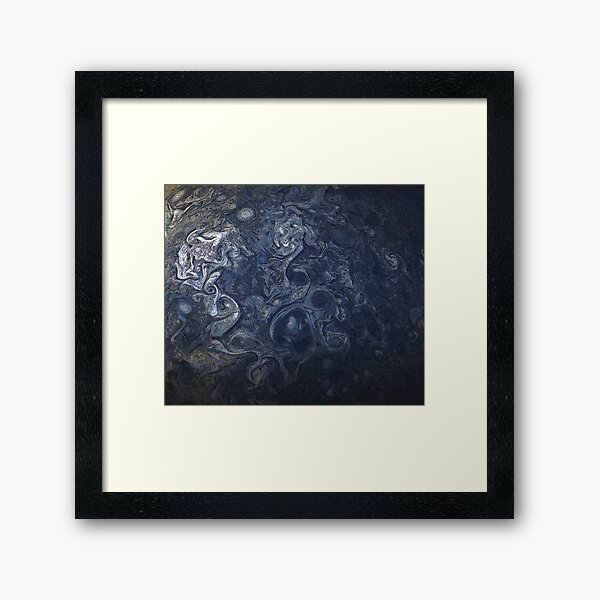 Clouds on Jupiter Framed Art Print