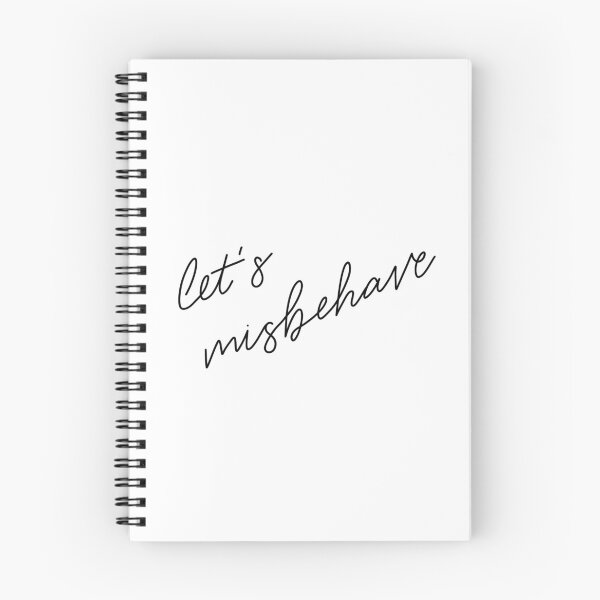 Item preview, Let’s Misbehave Calligraphy designed and sold by smurphy28.