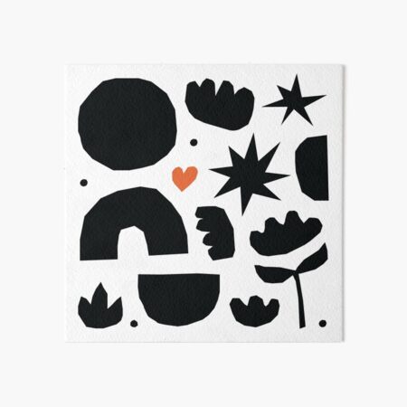 My abstract garden Art Board Print