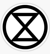 Extinction Rebellion Official Merchandise Sticker