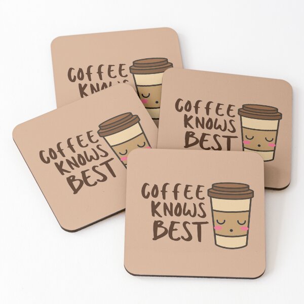 Item preview, Coffee Knows Best Cute Sugar Sweet Dessert Love Sugar Food Foodie Cute Funny Happy Sarcastic Gift designed and sold by EpsilonEridani.