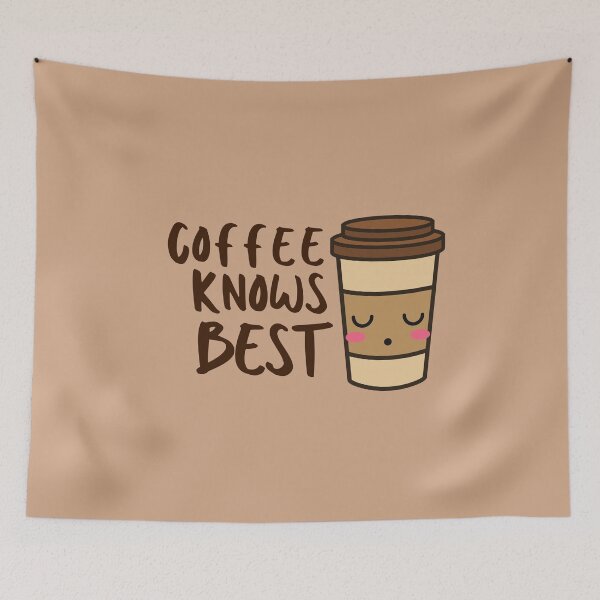 Item preview, Coffee Knows Best Cute Sugar Sweet Dessert Love Sugar Food Foodie Cute Funny Happy Sarcastic Gift designed and sold by EpsilonEridani.