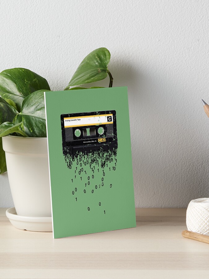 THE DEATH OF THE CASSETTE TAPE - GRUNGE TEXTURE
