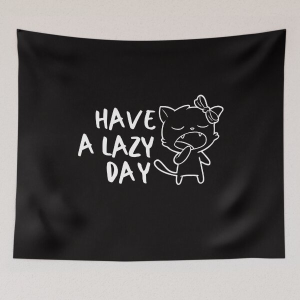 Item preview, Sleepy Cat Lazy Introvert Awkward Relax Cute Funny Sarcastic Happy Fun Inspirational Gift designed and sold by EpsilonEridani.