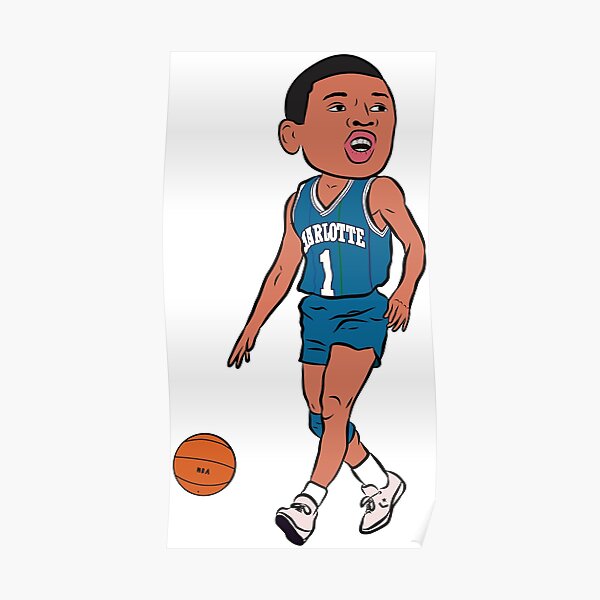 &ldquo;Muggsy Bogues&rdquo; Poster by Dariendesigns | Redbubble