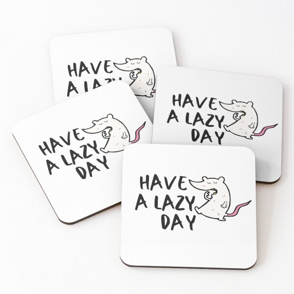 Item preview, Sleepy Rat Lazy Introvert Awkward Relax Cute Funny Sarcastic Happy Fun Inspirational Gift designed and sold by EpsilonEridani.