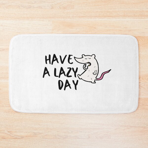 Item preview, Sleepy Rat Lazy Introvert Awkward Relax Cute Funny Sarcastic Happy Fun Inspirational Gift designed and sold by EpsilonEridani.