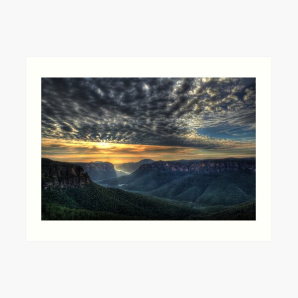 Govett's Leap Sunrise Art Print