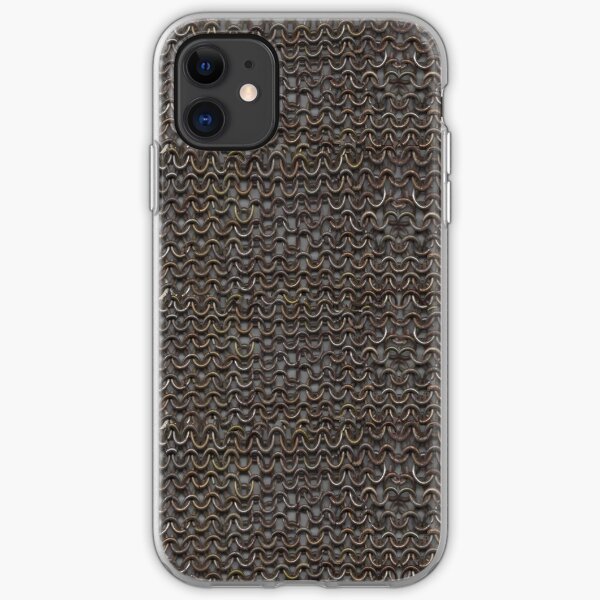 Battleworn Chainmail Armor Pattern iPhone Soft Case