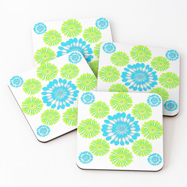 Item preview, Copy of Kaleidoscopic Dual Tone Turquoise and Lime designed and sold by shtem.
