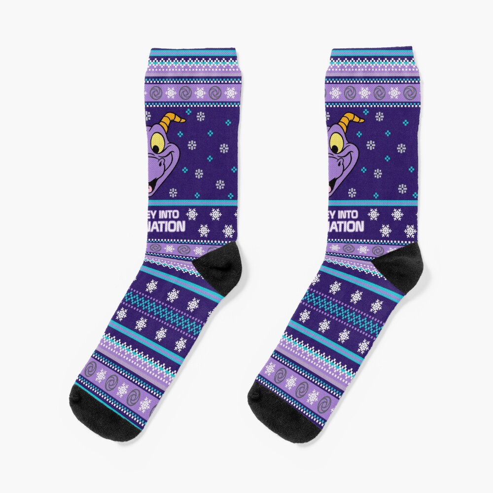 Figment Ugly Sweater Socks