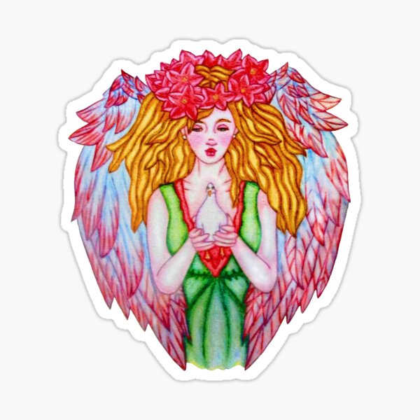 Noel Angel Sticker