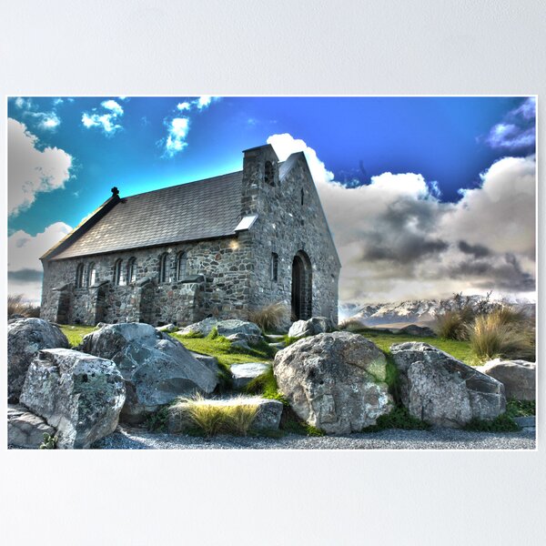 Item preview, Lake Tekapo and the church of the good shepard designed and sold by EblePhilippe.