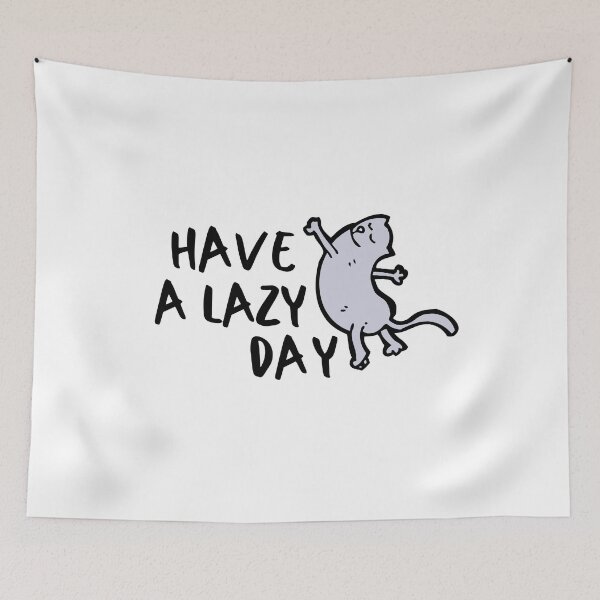 Item preview, Lazy Kitty Relax Introvert Awkward Relax Cute Funny Sarcastic Happy Fun Inspirational Gift designed and sold by EpsilonEridani.