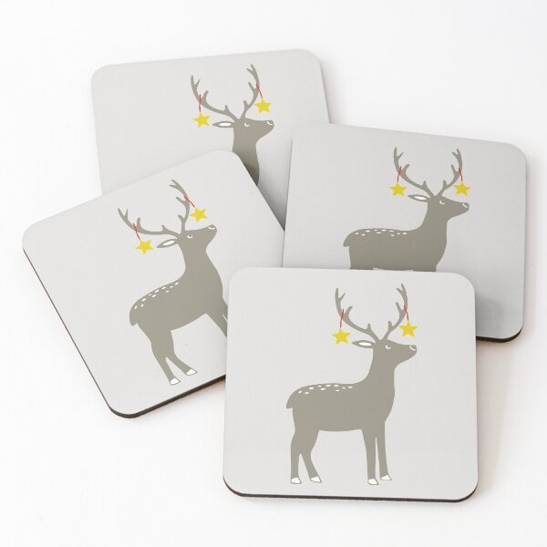 Item preview, Christmas deer with stars designed and sold by JoniandCo.