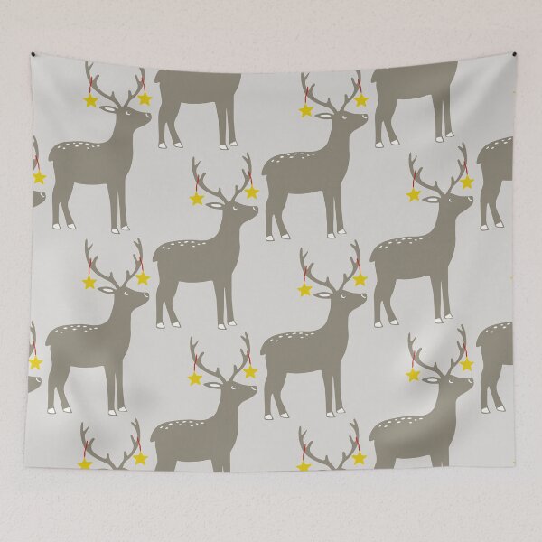 Item preview, Christmas deer with stars designed and sold by JoniandCo.