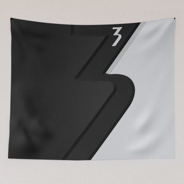 Item preview, Three - To the Power of Three - Black and White Logo designed and sold by StarOfSirius.