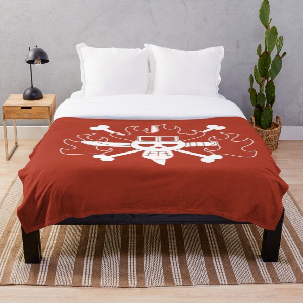 Kid Pirates Jolly Roger Throw Blanket