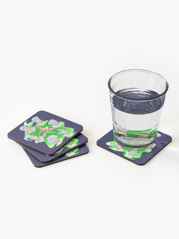 Alternate view of Rick and Morty - Council of Rick Coasters (Set of 4)