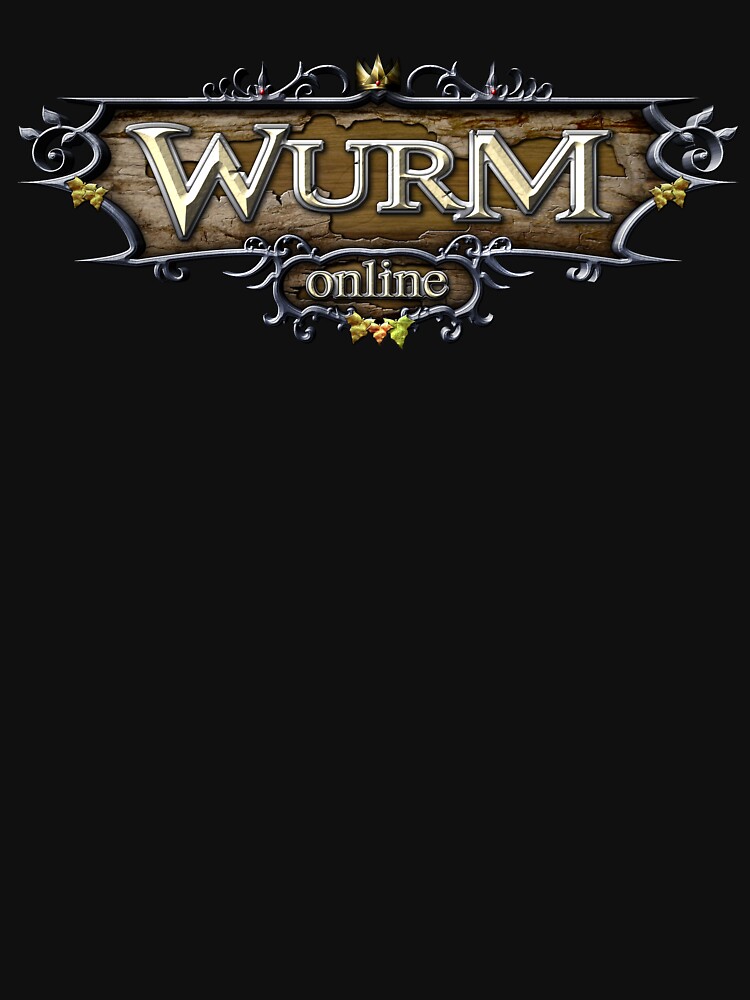 Wurm Online Logo Back T Shirt By Wurmonline Redbubble