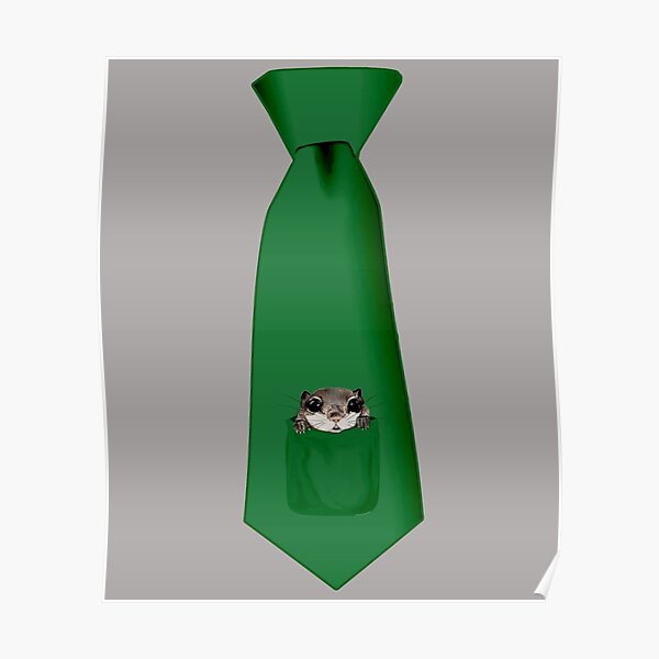 Flying Squirrel Tie Poster