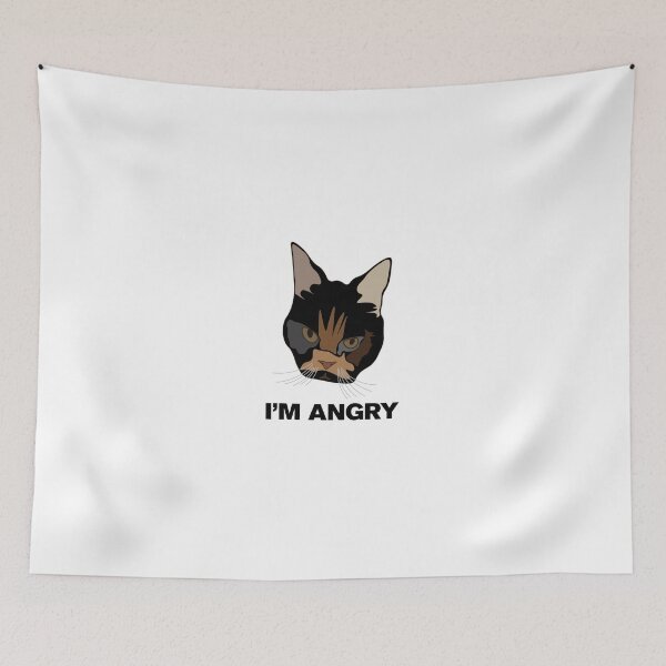 Item preview, Cat angry cat designed and sold by brnt.