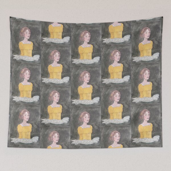 Item preview, Elizabeth Bennet portrait designed and sold by Stephanie Chayrez.