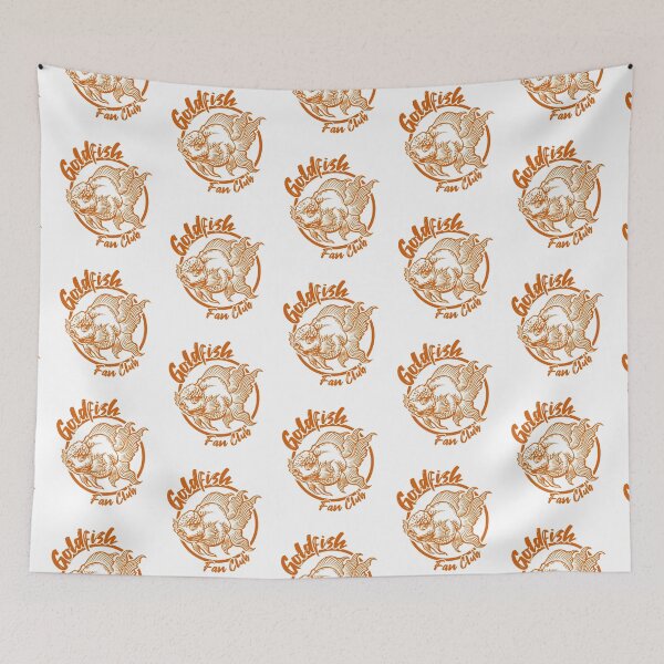 Item preview, Goldfish Fan Club Cute Goldfish Fish Keeper Orange Print designed and sold by JRRTs.