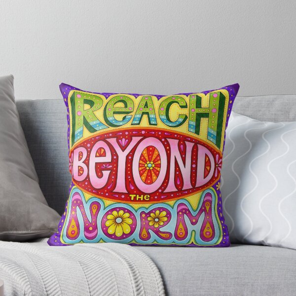 Item preview, Reach beyond the norm - Colorful hand-lettering art by Thaneeya McArdle designed and sold by Thaneeya McArdle.